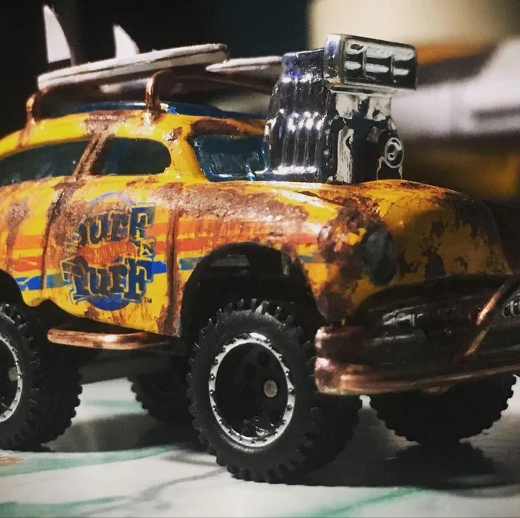 49437 weathering diecast model before