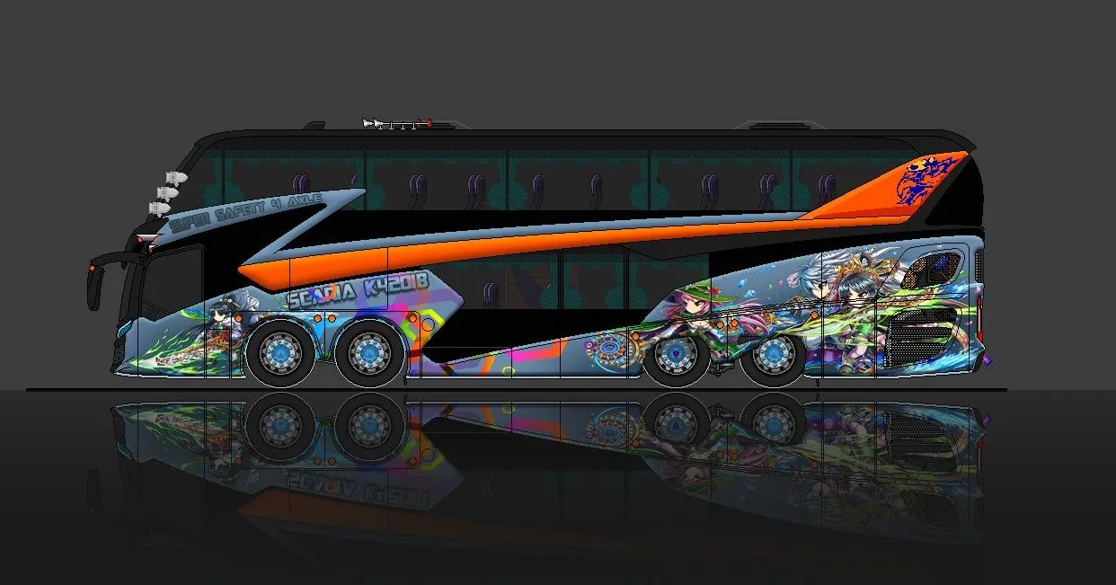 49461 scania bus diecast scale model