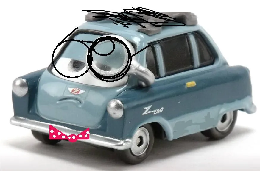 49513 professor z diecast car construction