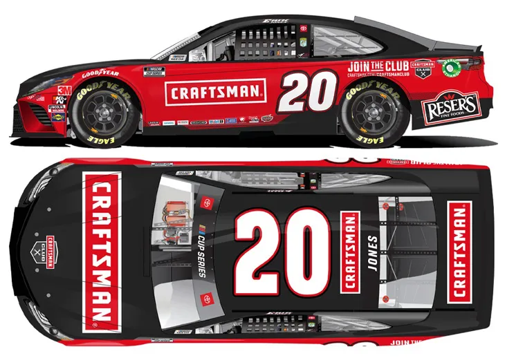 49561 erik jones gamestop diecast car