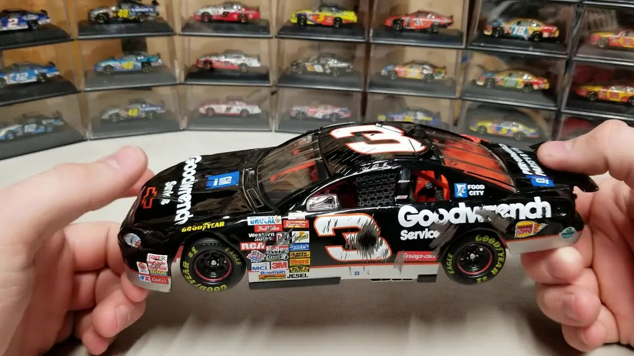 49564 dale earnhardt crash car diecast main