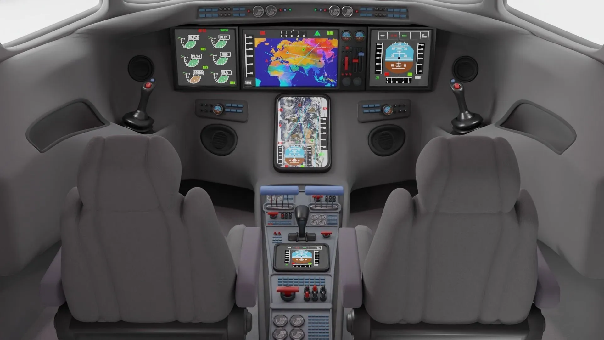 49568 displaying private jet models