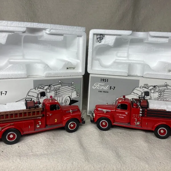 49573 diecast fire trucks collectible