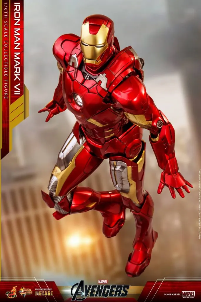 49616 iron man mark 7 diecast articulated joints