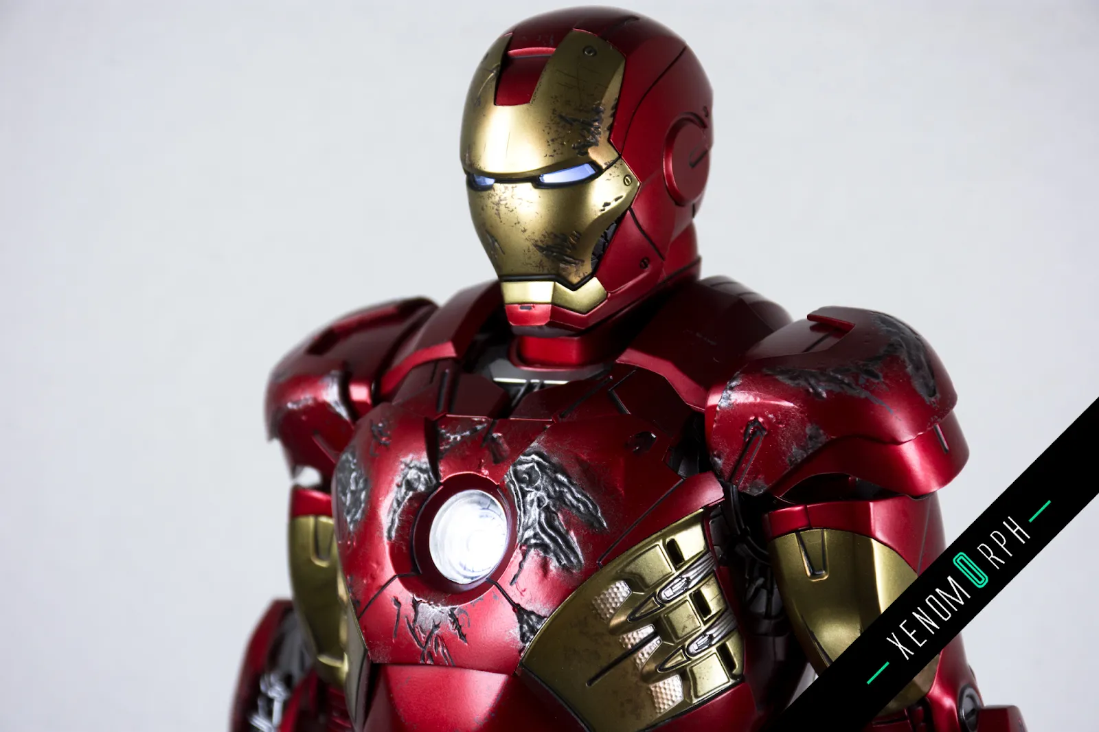 49616 iron man mark 7 diecast metal construction