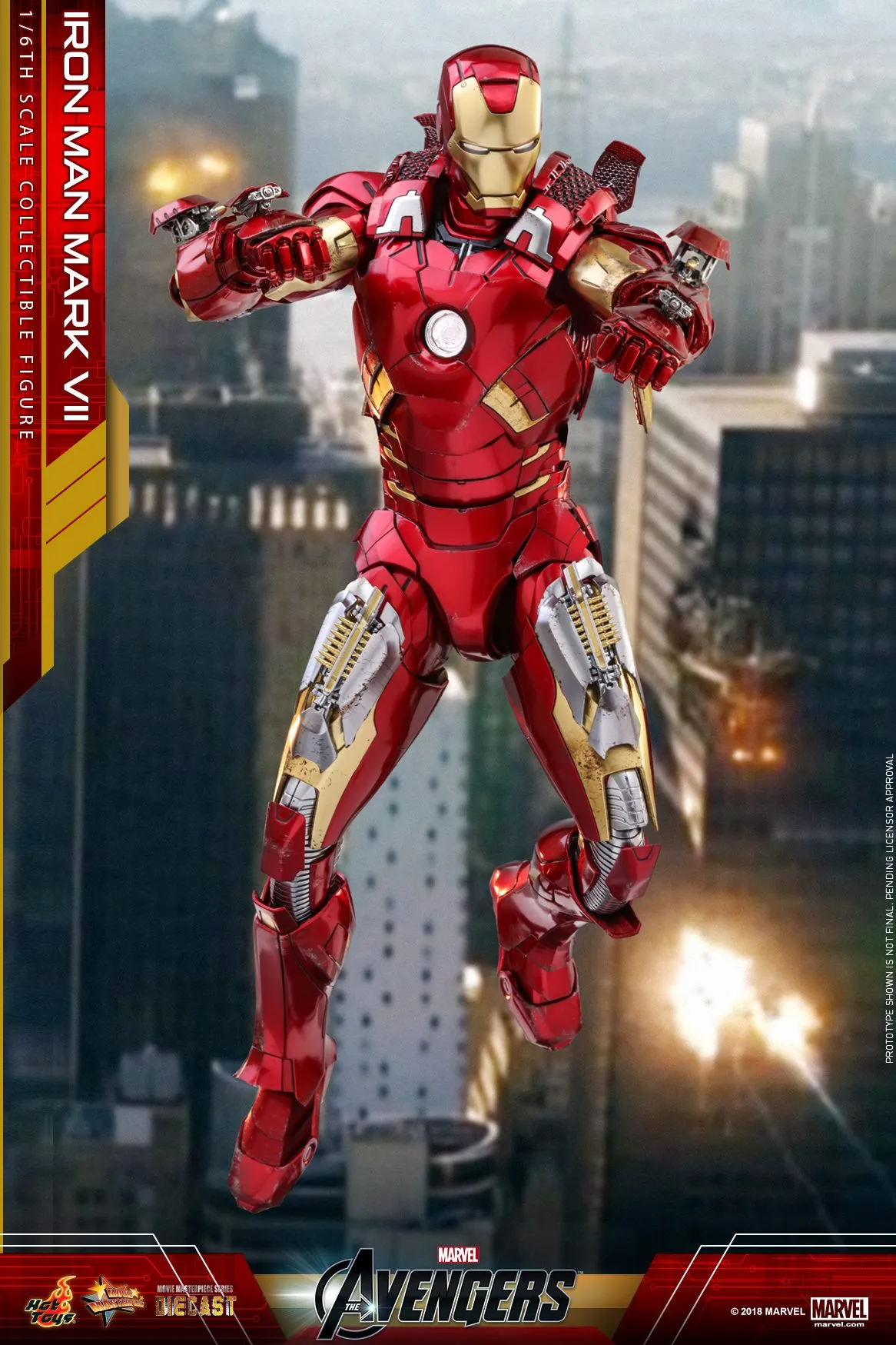 49616 iron man mark 7 diecast packaging
