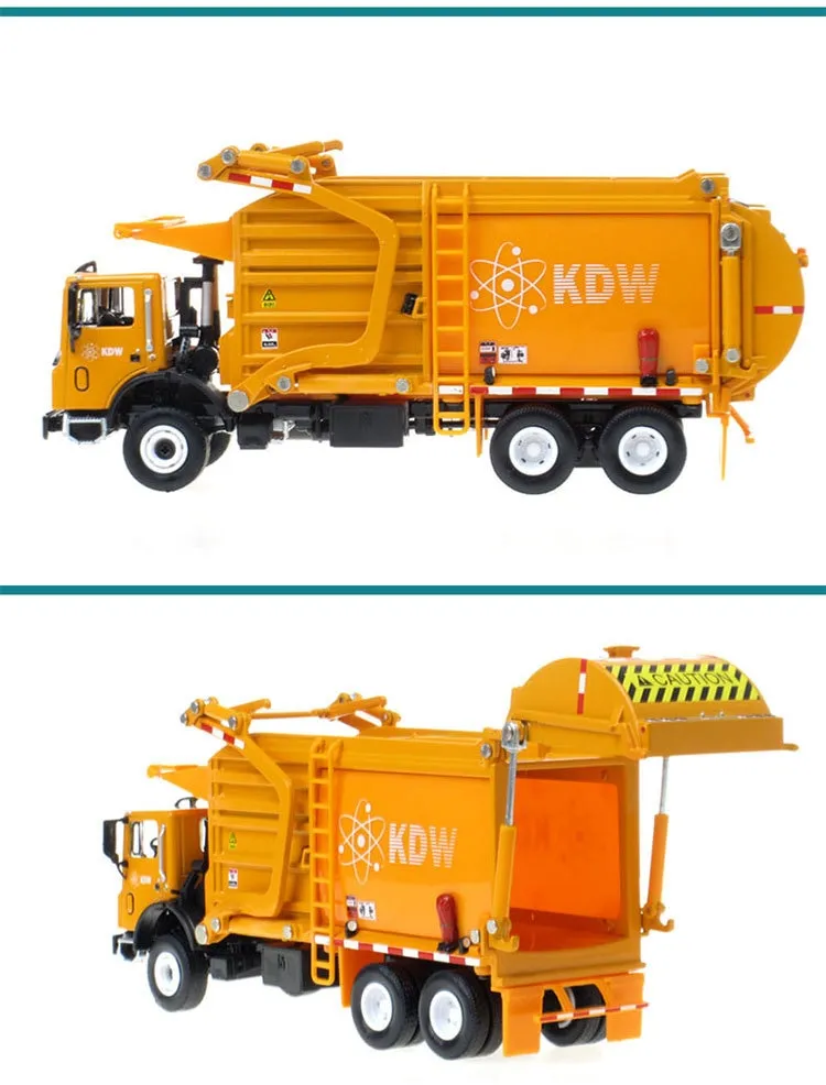 49639 diecast garbage truck detail
