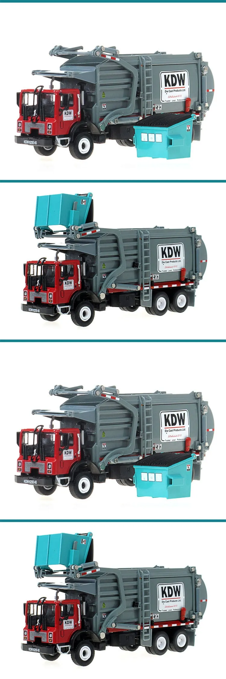 49639 garbage truck model collection