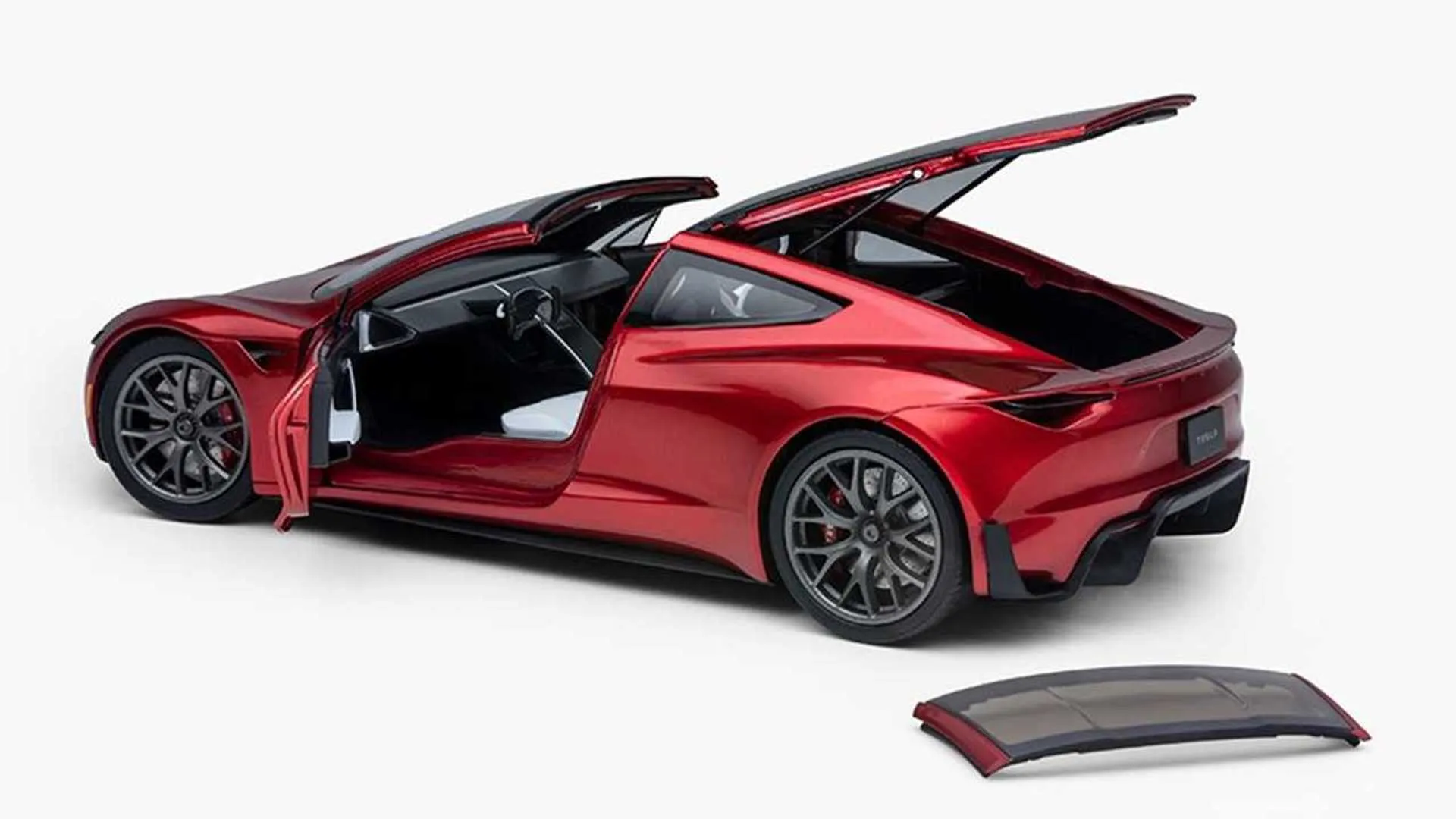 49656 tesla roadster diecast