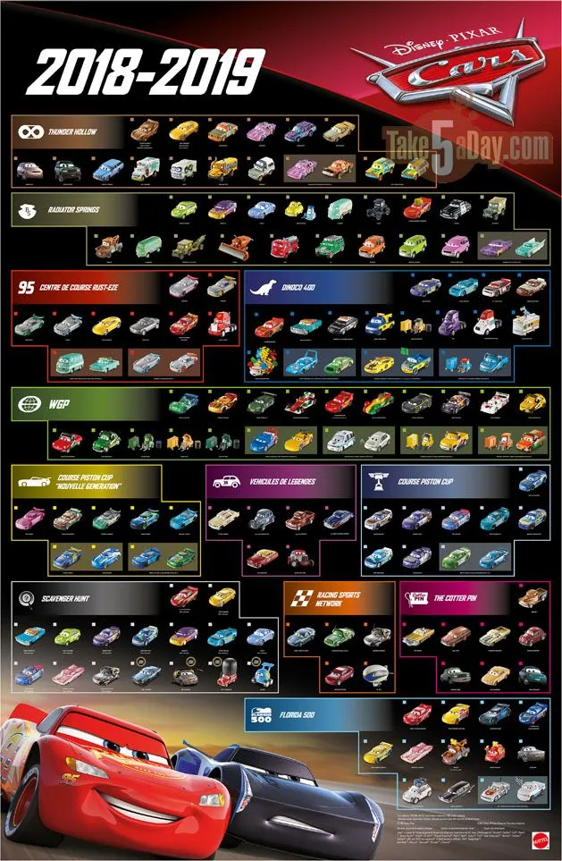 49701 cars 3 poster diecast 4